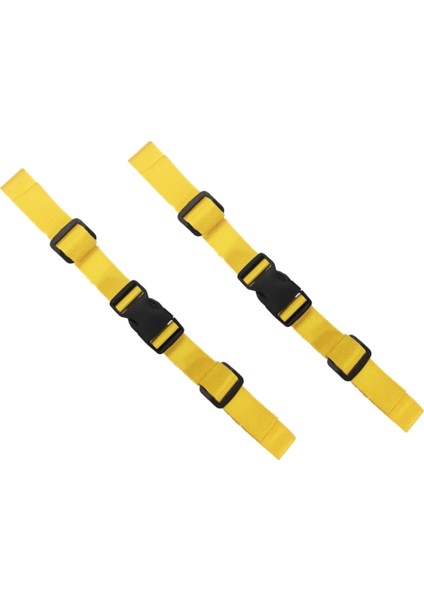 2pcs Naylon Dokuma Sternum Kayış Sırt Çantası 1 "Dokuma, Dışğüs Kayışı Sarı Içinğüs Demeti (Yurt Dışından)