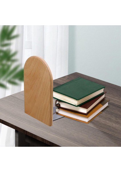 Kitapkarörü Slip Kitap Uçları Standüstü Rafı Kayın 17x12x1cm (Yurt Dışından)