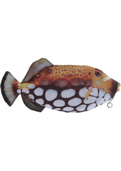 Sevimli Balık Tasarım Çantası Depolama Kılıfı Fermuar Torbaları Tedarik Puffer 26x12cm (Yurt Dışından) fiyatları