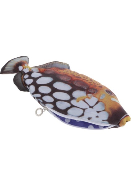 Sevimli Balık Tasarım Çantası Depolama Kılıfı Fermuar Torbaları Tedarik Puffer 26x12cm (Yurt Dışından) fırsatları