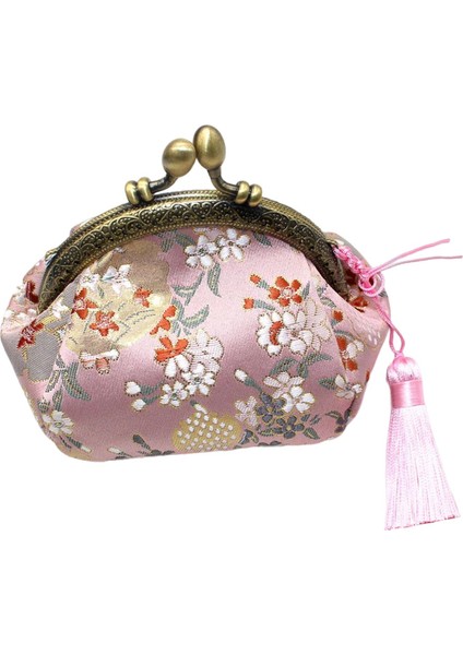 Sevimli Toka Madeni Para Çanta Çiçek Değişimi Tutucu Toka Kapağı Vintage Stil Pembe (Yurt Dışından) fiyatları