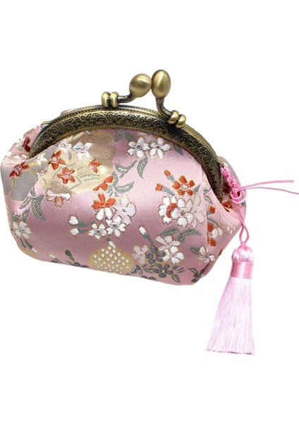 Sevimli Toka Madeni Para Çanta Çiçek Değişimi Tutucu Toka Kapağı Vintage Stil Pembe (Yurt Dışından) modelleri