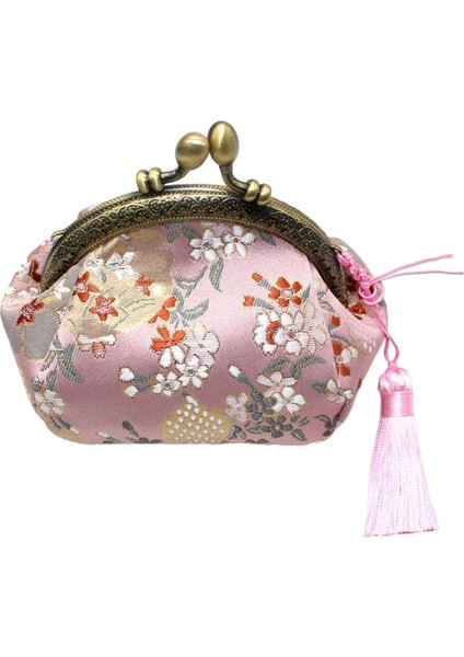 Sevimli Toka Madeni Para Çanta Çiçek Değişimi Tutucu Toka Kapağı Vintage Stil Pembe (Yurt Dışından) indirimleri