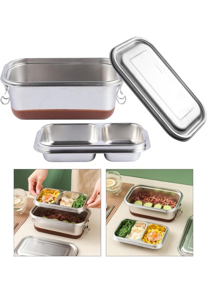1.2l Paslanmaz Bento Kutu Açık 2 Katman (Yurt Dışından) indirimleri