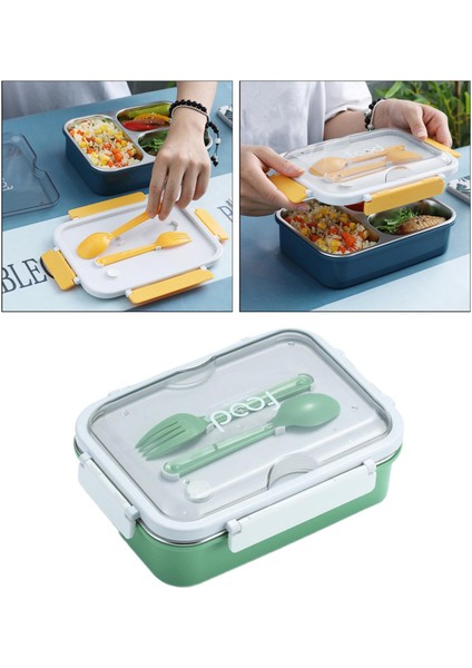 Taşınabilir Öğleği Kutusu Bento Ev Öğrenci Yeşil Için Gıda Kutusu (Yurt Dışından) modelleri