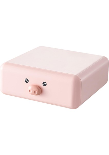Masa Organizatör Çekmecesi Depolama Kutusu Düz Ve Yuvarlak Kenarlar Muhtelif Konteyner Pembe Piggy (Yurt Dışından) modelleri