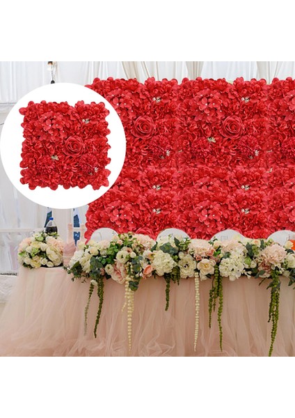 Çiçekı Panel Dolunğün Etkinlik Partisi 38cmx38cm Kırmızı (Yurt Dışından)