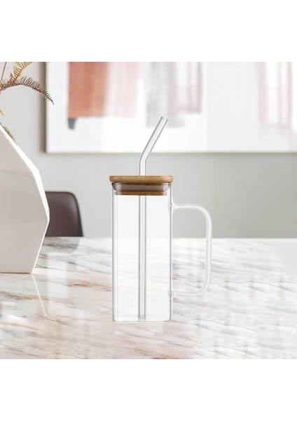 400ml Cam Ve Pipetler İle Kare Parti Içecek (Yurt Dışından) modelleri