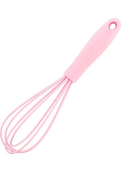 El Silikon Çırpma Kap Mutfak Mutfak Yumuşak Sapsız Karıştırıcı Olmayan Çizik Yumurta Çırpıcı Un Tereyağı Yemek Pişirme, Pembe (Yurt Dışından)