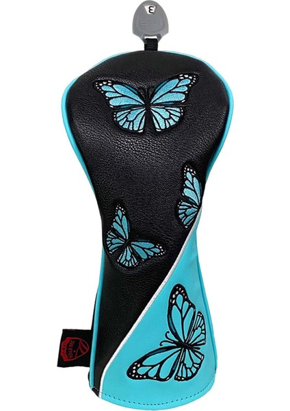 Kulüp Kafa Kapağı Aşınma Dirençli Golf Ahşap Headcovers Seyahat Taşımacılığı Siyah Fw Için (Yurt Dışından)