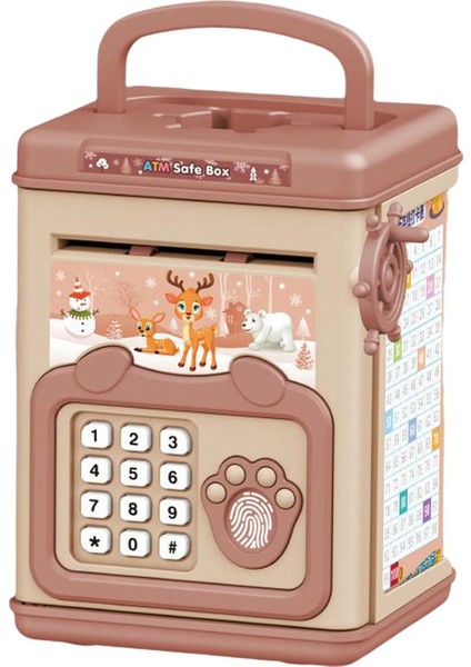 Kids Piggy Bank Otomobil Kaydırma Nakit Oyuncak Piggy Bank Kızlar Çocuklar Kahverengi (Yurt Dışından) fiyatları