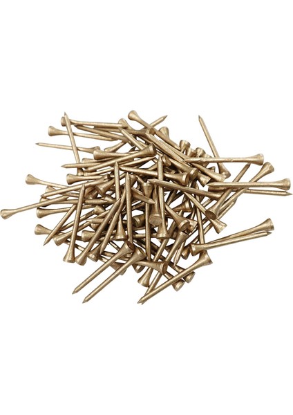 100x Premium Bambu Golf Tees Set Golf Ball Tırnak Golf Aksesuarları Tee Tutucu 83mm (Yurt Dışından)