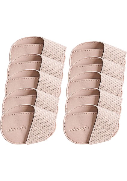 Golf Demir Kafa Kapakları Set Pu Sporcu Hediyesi Açık Mekan Spor Pembe Küçük (Yurt Dışından)