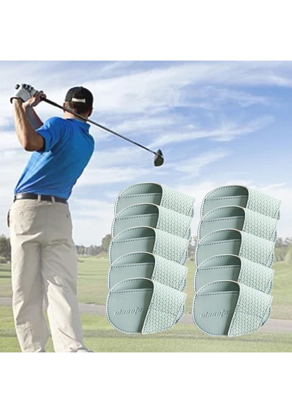 Golf Demir Kafa Kapakları Set Pu Sporcu Hediyesi Açık Mavisi Büyük (Yurt Dışından) fiyatları