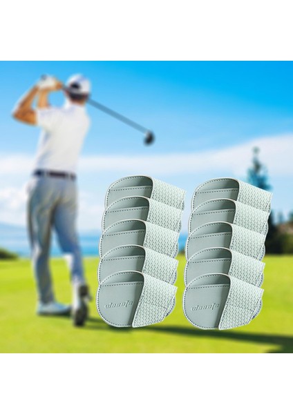 Golf Demir Kafa Kapakları Set Pu Sporcu Hediyesi Açık Mavisi Büyük (Yurt Dışından) indirimleri