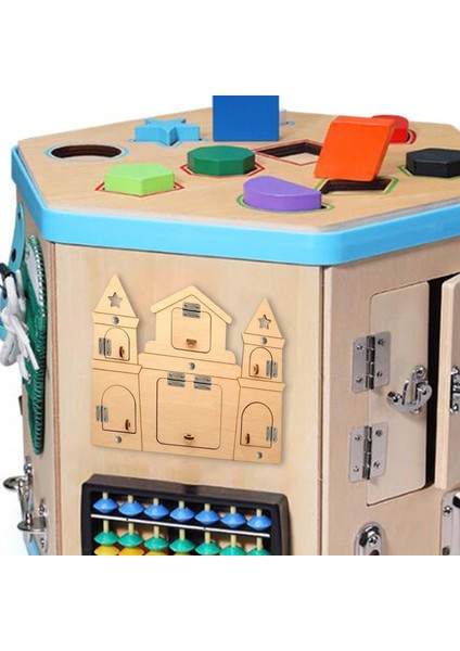 Montessori Meşgul Kurulu Dıy Malzeme Geliştirme Oyuncak Pürüzsüz Ve Sağlam Dayanıklı Kale (Yurt Dışından) fırsatları