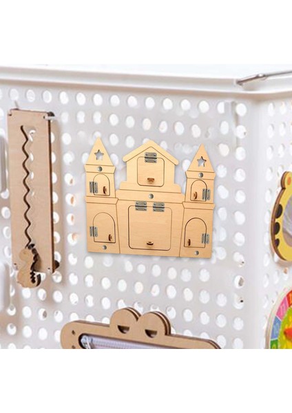 Montessori Meşgul Kurulu Dıy Malzeme Geliştirme Oyuncak Pürüzsüz Ve Sağlam Dayanıklı Kale (Yurt Dışından) indirimleri