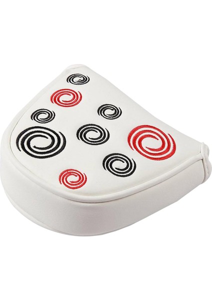 Square Mallet Putter Headcover Yedek Beyaz (Yurt Dışından)
