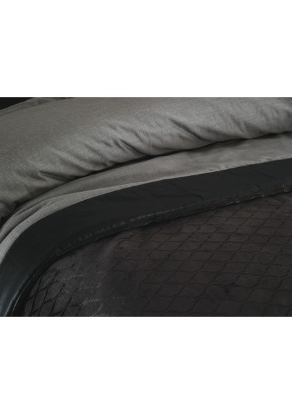 Siyah Inci Akrilik ve Pamuk Kadife Çift Kişilik Yatak Örtüsü (270X260) fiyatları