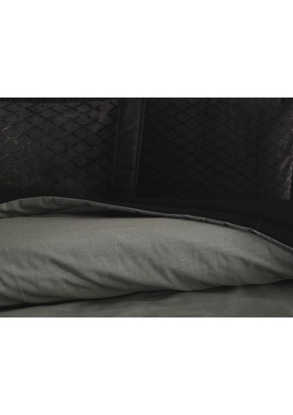 Siyah Inci Akrilik ve Pamuk Kadife Çift Kişilik Yatak Örtüsü (270X260) fırsatları