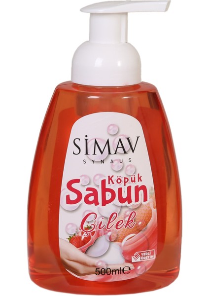 Termal Sulu Çilek Özlü Köpük Sabun - 500 ml