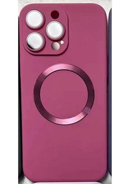 Aplle iPhone 11 Slim Sert Magsafe Özellikli Kapak Pembe