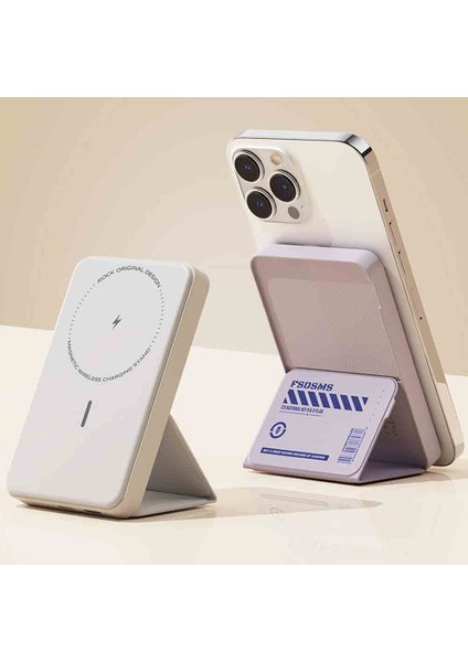 P83 5000 Mah Pd 20W Magsafe Uyumlu Standlı Powerbank Siyah fırsatları