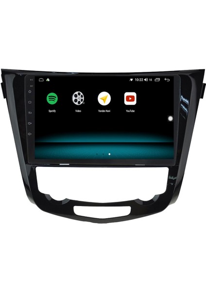 Nissan Qashqai Android 12 Multimedya Carplay 8gb Ram + 128GB HDD Navigasyon Ekran
