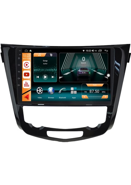 Nissan Qashqai Android 12 Multimedya Carplay 8gb Ram + 128GB HDD Navigasyon Ekran indirimleri