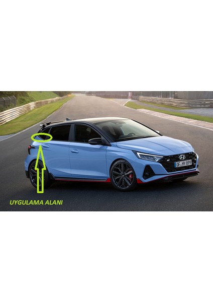 Hyundai N Line Performance Kelebek Cam Damla Desen Logo Arma Seti