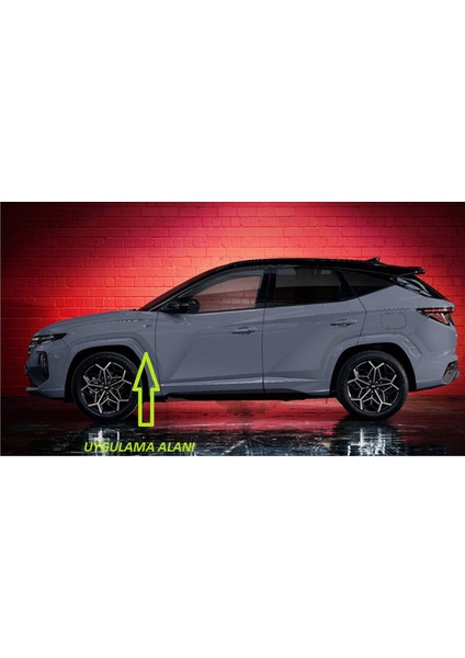 Hyundai N Line Performance Çamurluk Yanı Damla Desen Logo Arma Seti