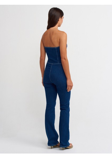 71315 Straplez Denim Tulum Lacivert