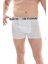 Likralı 3'lü Erkek Boxer Premium Paket - Beyaz 3