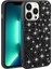 Apple iPhone 13 Pro Max Kılıf Kamera Çıkıntılı Parlak Taşlı Tasarım Renkli Koruyucu Kapak (Linea) 2