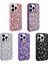 Apple iPhone 14 Pro Kılıf Kamera Çıkıntılı Parlak Taşlı Tasarım Renkli Koruyucu Kapak (Linea) 3