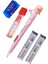 Işıklı Deniz Kızı Uçlu Kalem Seti Pembe 0.7 mm 1 Paket Denizkızı Başlıklı Versatil Kalem Süslü Silikonlu Hediyelik Kalem 1