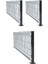 Pcm 3'lü Panel Çit Takım 100X250 cm Antrasit Çift Telli (7,5 Metre) 1