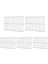 Pcm 5'li Panel Çit Teli 50X250 cm Çift Telli Antrasit Avantaj Paketi (12,5 Metre) 1