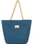 Natural Jute Beach Bag Doğal Örgü Halat Saplı Astarlı Jüt Kadın Plaj Çantası 2