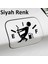 Siyah Araba Yakıt Deposu Kapağı Sticker Araba Sticker Oto Sticker 13CMX9,5CM 1