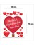 Sevgililer Günü Cam Sticker Yapışkanlı 3