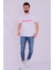 Oppenheimer Barbie Yazılı Beyaz Kısakol Erkek Tshirt 3