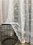 Aleyna Home Taç Yıldızlı Çocuk Odası Tül Perde Kullanıma Hazır 1/2,5 Normal Pile Krem 100 x 200 cm 1