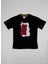 Baskılı Siyah Erkek Çocuk T-Shirt HRBTXT010 3