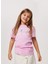 Baskılı Pembe Kız Çocuk T-Shirt 232 Lcg 242005 Cloudy Pembe 2