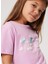Baskılı Pembe Kız Çocuk T-Shirt 232 Lcg 242005 Cloudy Pembe 4