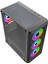 Wolf 4X120 mm Rainbow Fanlı Oyuncu Gaming Bilgisayar Kasası 4