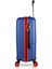 Puzzle Abs 2'li Valiz Seti (Kabin ve Orta) Lacivert 3