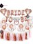 50 Balonlu Bride To Be Kalpli Bekarlığa Veda Partisi 1 Bride 10 Team Bride Gold Renkli Geçici Dövme 1