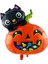Cadılar Bayramı Halloween Şekilli Temalı Folyo Balonlar 4 Adet 4